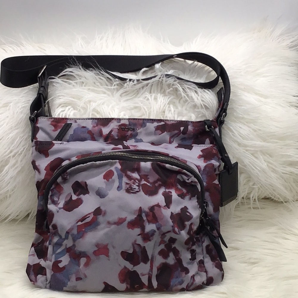 TUMI Purple/Black Crossbody Bag
